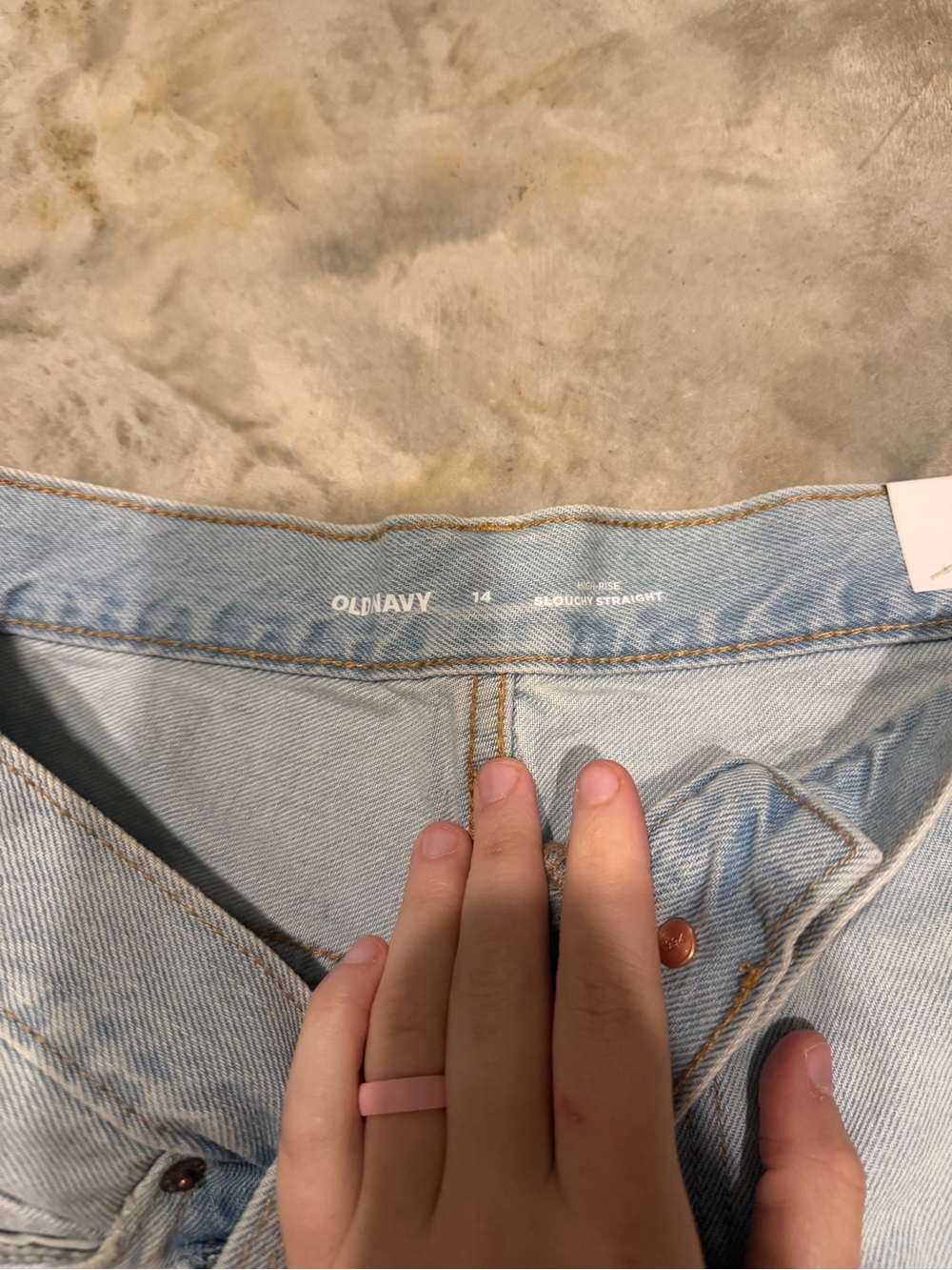 Old Navy Light Wash Straight Leg Jeans